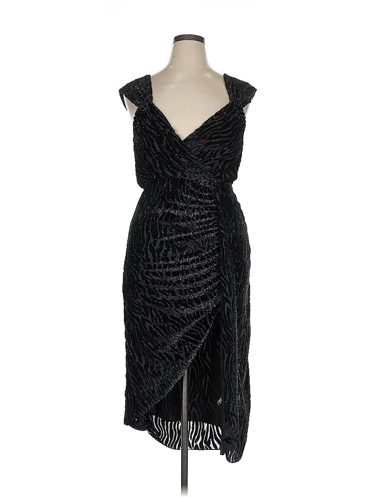 Saylor Black Cocktail Dress Size XL - photo 1