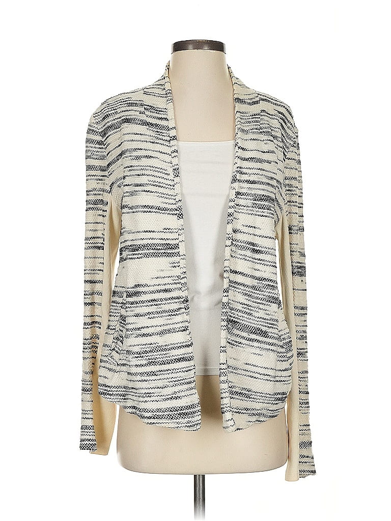 Pre-owned Lou & Grey Cardigan Sweater In White
