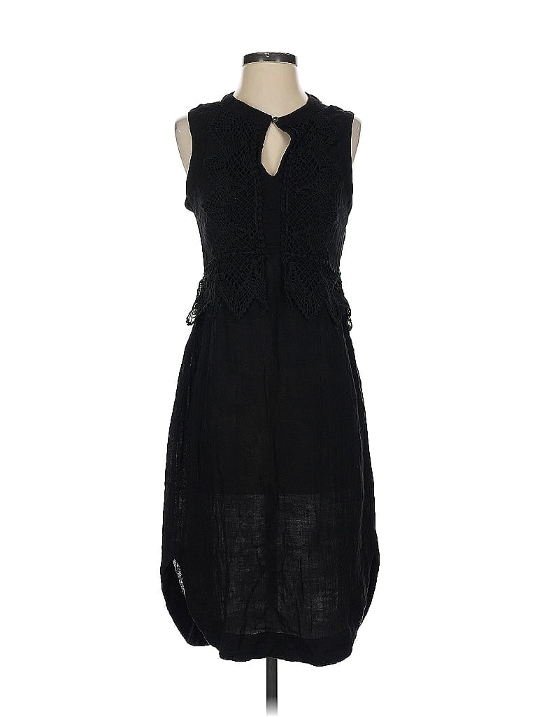 Gypsy Rose 100% Cotton Black Cocktail Dress Size XS - photo 1