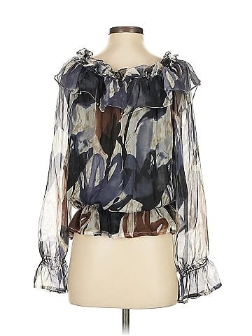 MANYUS 3/4 Sleeve Silk Top (view 2)