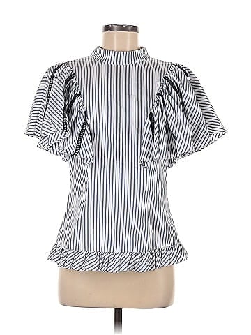 Caroline Constas Short Sleeve Blouse (view 1)