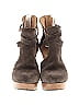 Free People Gray Brown Heels Size EU 36 - photo 2