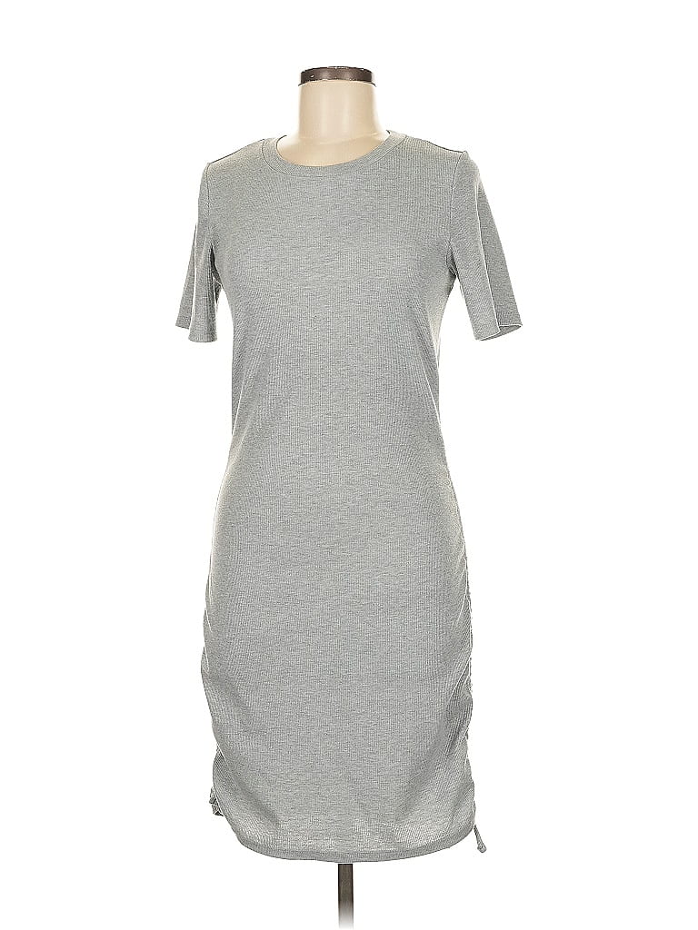 Pre-owned Divided By H&m Casual Dress In Gray