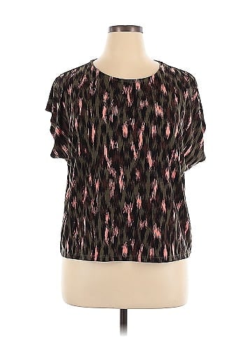 G by Giuliana Rancic Short Sleeve Blouse (view 1)
