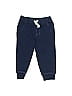 Carter's 100% Cotton Solid Blue Casual Pants 9-12 MO / 12 MO - photo 1