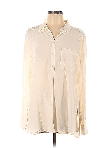 White Label The White Company Long Sleeve Silk Top (view 1)