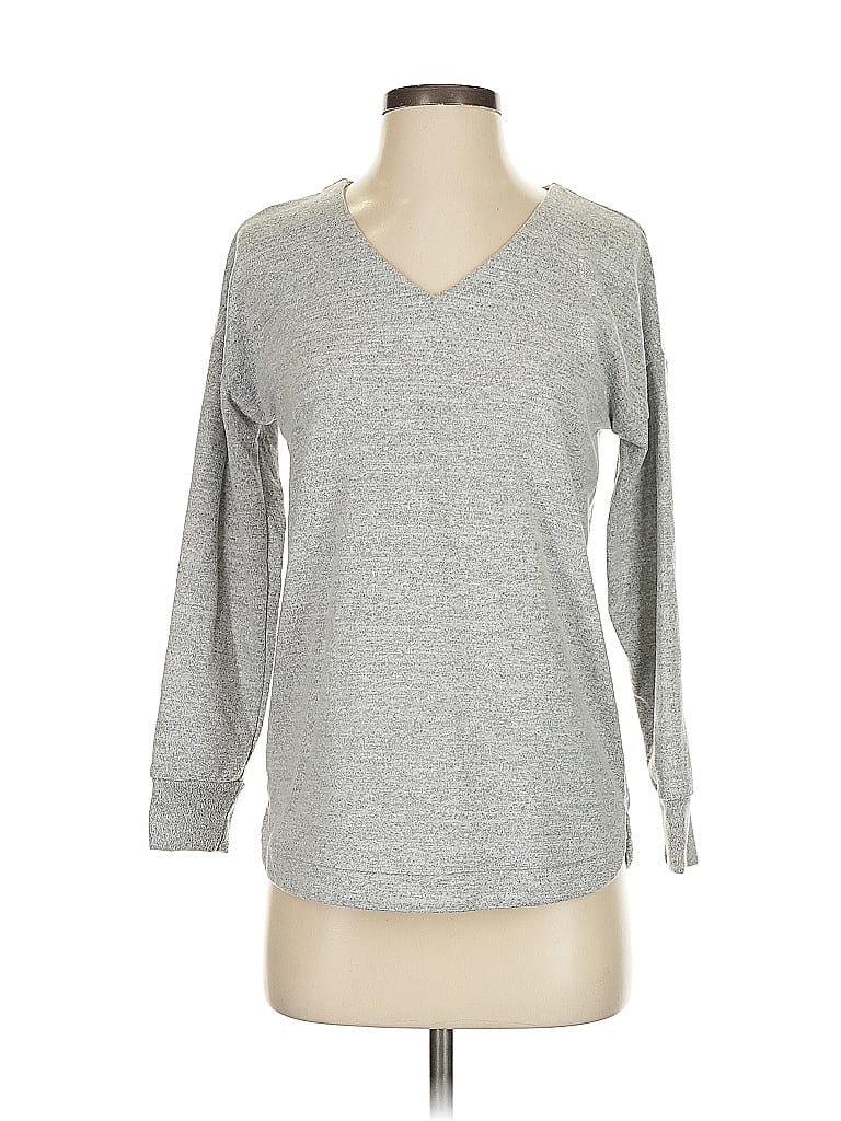 Pre-owned Haven Well Within Pullover Sweater In Gray