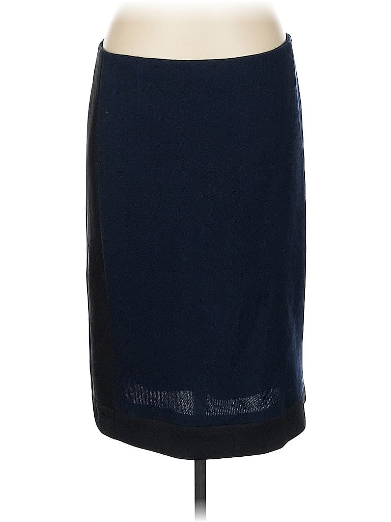 Akris Punto Solid Blue Formal Skirt Size 12 - photo 1