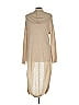 Pink Rose 100% Acrylic Tan Cardigan Size L - photo 2