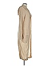 Pink Rose 100% Acrylic Tan Cardigan Size L - photo 4