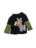 Crazy 8 100% Cotton Black 3/4 Sleeve T-Shirt Size 6-12 mo - photo 1