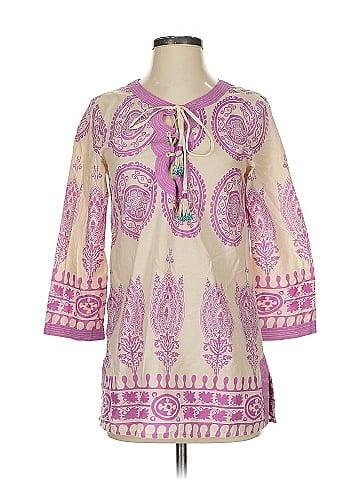 Calypso St. Barth Long Sleeve Blouse (view 1)