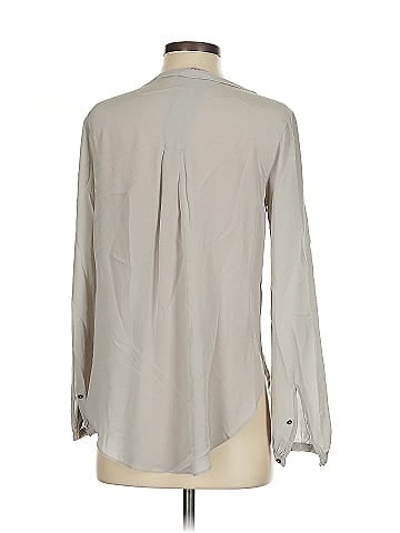 Calypso St. Barth Long Sleeve Silk Top (view 2)