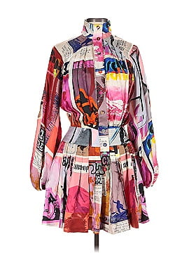 Zimmermann Wavelength Pleated Casual Dress (view 1)
