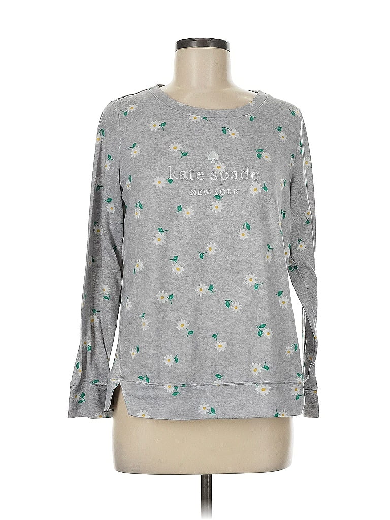 Kate Spade New York Gray Pullover Sweater Size M - photo 1