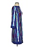 Rafaella Graphic Blue Casual Dress Size S - photo 4