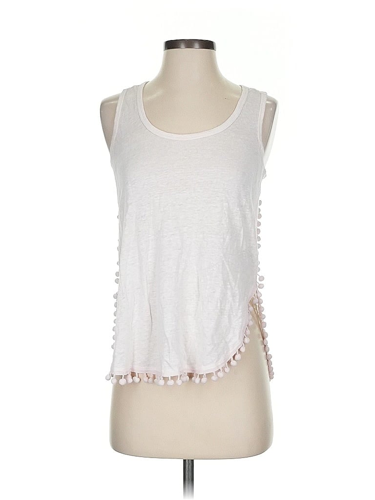 Scotch & Soda 100% Linen White Tank Top Size P (petite) - photo 1