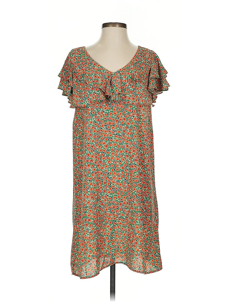 Pre-owned Molly Bracken Casual Dress In Brown