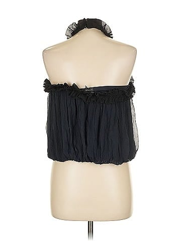 Intermix Sleeveless Silk Top (view 2)