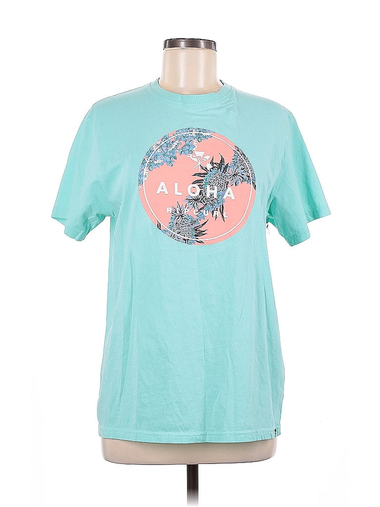 Rip Curl 100% Cotton Teal Short Sleeve T-Shirt Size M - photo 1