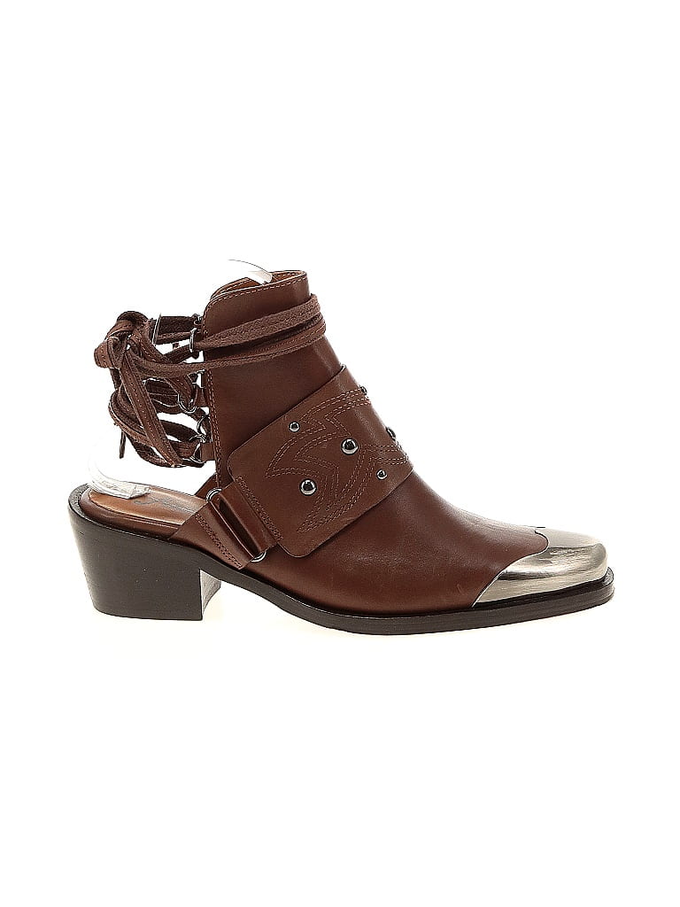 Free People Brown Ankle Boots Size EU 36 - photo 1