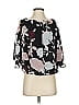Vince Camuto 100% Polyester Black 3/4 Sleeve Blouse Size XS - photo 1
