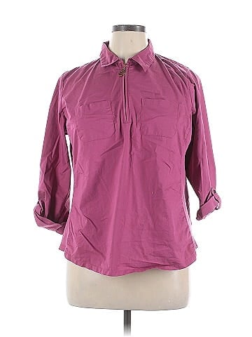 Emily Daniels 3/4 Sleeve Button-Down Shirt (view 1)
