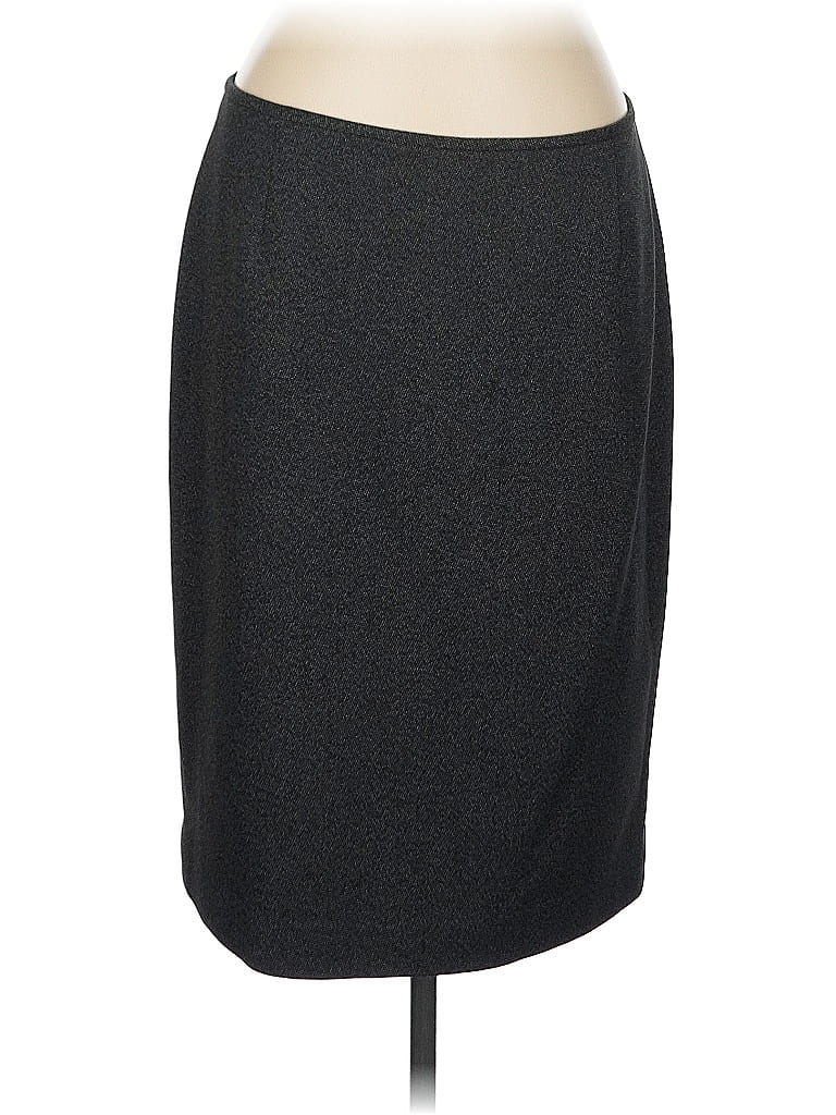 Pre-owned Calvin Klein Formal Skirt In Gray