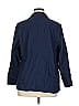 DG^2 by Diane Gilman Solid Blue Blazer Size 1X - photo 2