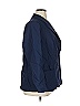 DG^2 by Diane Gilman Solid Blue Blazer Size 1X - photo 4