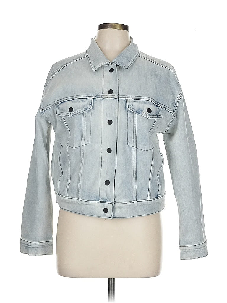 Athleta Blue Denim Jacket Size L - photo 1