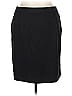 Amanda + Chelsea Solid Black Casual Skirt Size 14 - photo 1