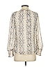 Japna 100% Polyester Ivory Long Sleeve Blouse Size S - photo 2