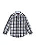 Wrangler Jeans Co Checkered-gingham Gray Long Sleeve Button-Down Shirt Size 6 (big kids) - photo 1