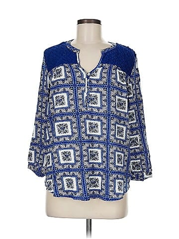 Porridge 3/4 Sleeve Blouse (view 1)