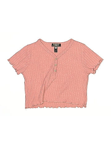 Aqua Short Sleeve Henley (view 1)