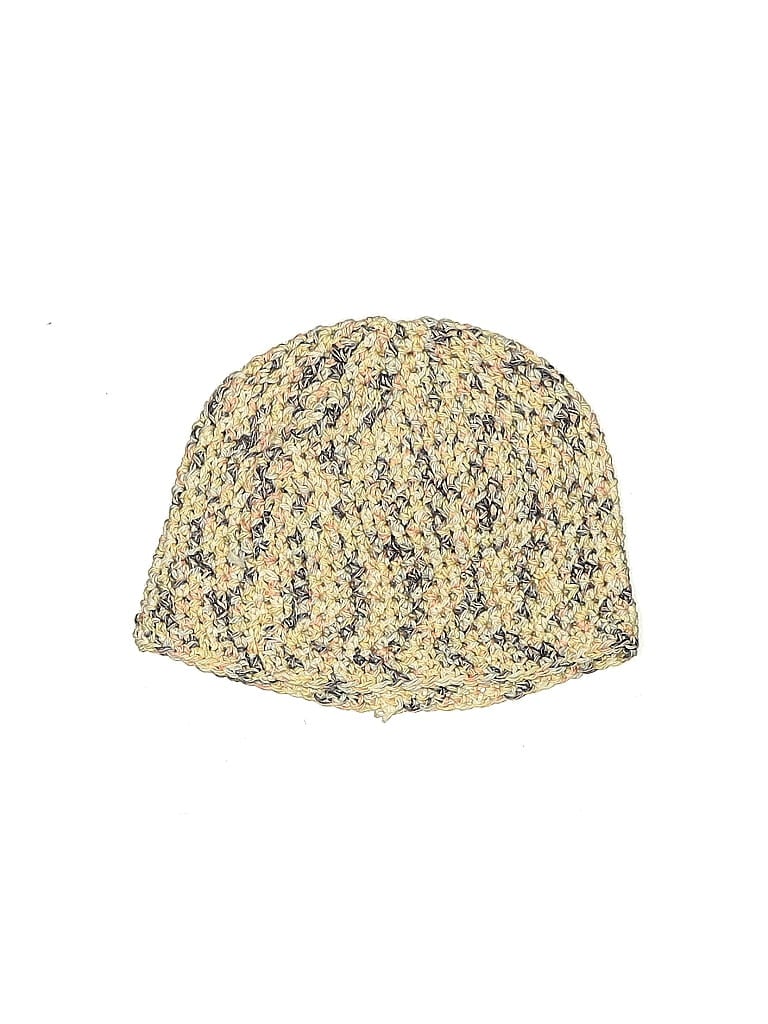 Pre-owned Unbranded Beanie Hat In Yellow
