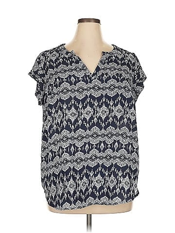 Anne Carson Short Sleeve Blouse (view 1)