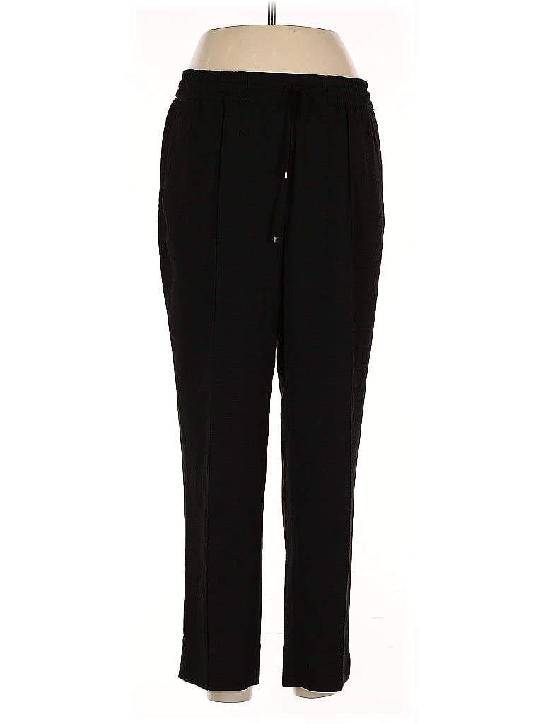 Pre-owned H&m Casual Pants In Black