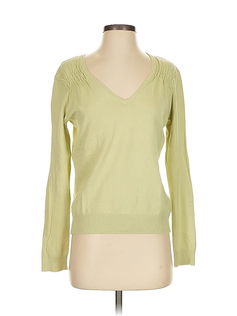 Pre-owned Bass Pullover Sweater In Green