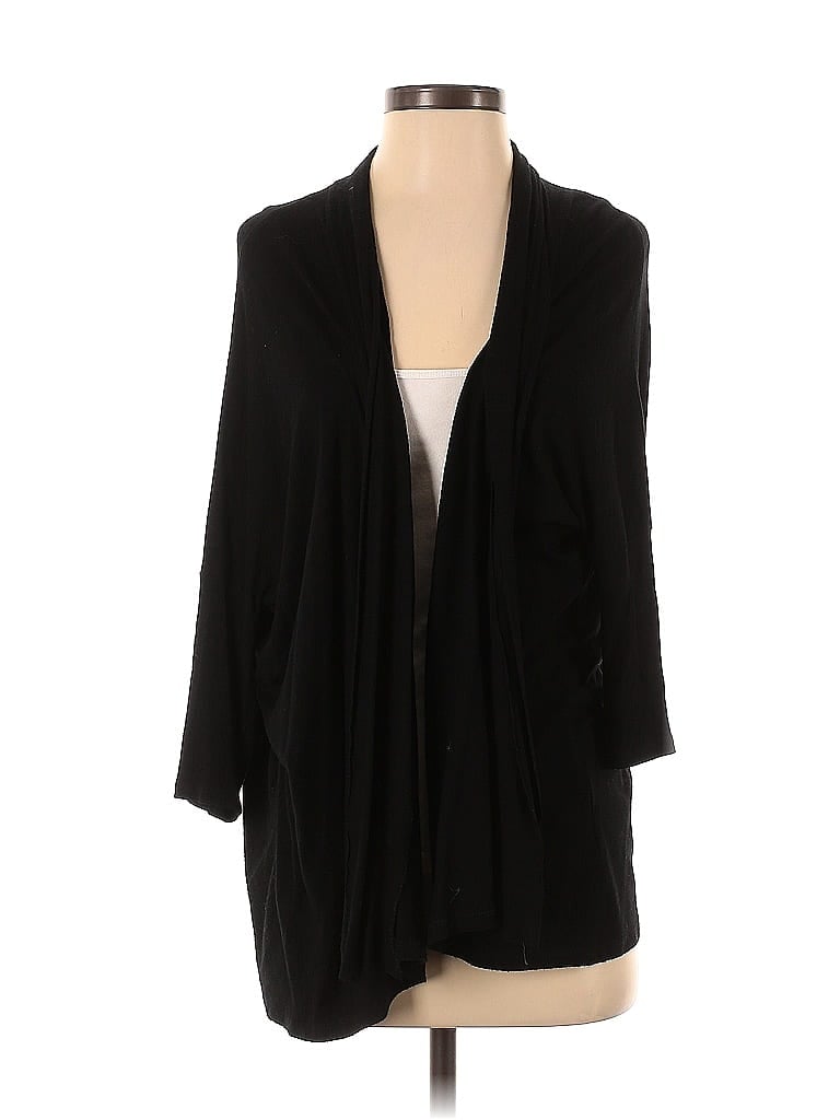 Pre-owned Left Coast By Dolan Cardigan Sweater In Black