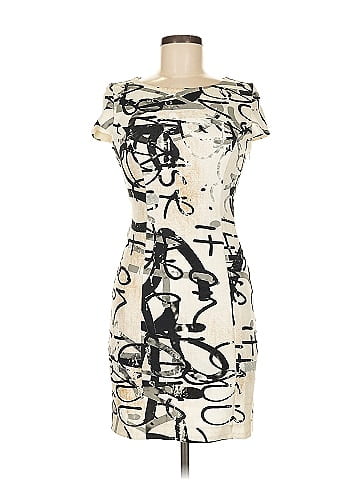 Max Mara Alicali Graffiti-Print Sheath Dress (view 1)