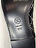 Chanel Argyle Black Velvet Diamond CC Patterned Moccasin Loafers Size EU 37 1/2 - photo 3