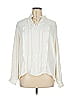 Ann Taylor 100% Polyester Ivory Long Sleeve Blouse Size XL - photo 1