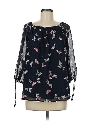 Roz & Ali 3/4 Sleeve Blouse (view 1)