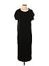 Madewell Solid Black Casual Dress Size S - photo 1