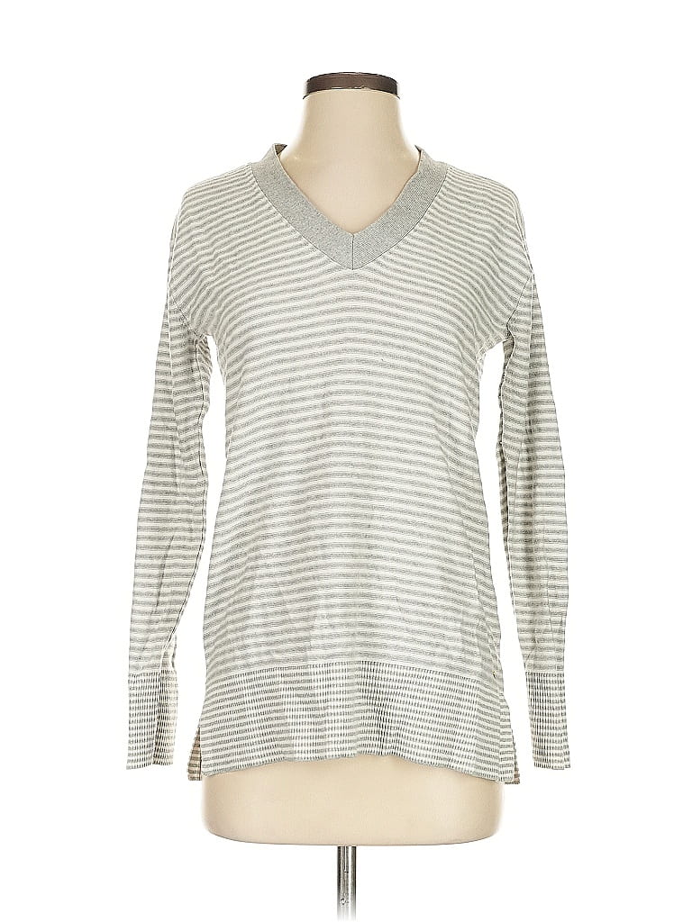 Pre-owned Tommy Hilfiger Pullover Sweater In Gray