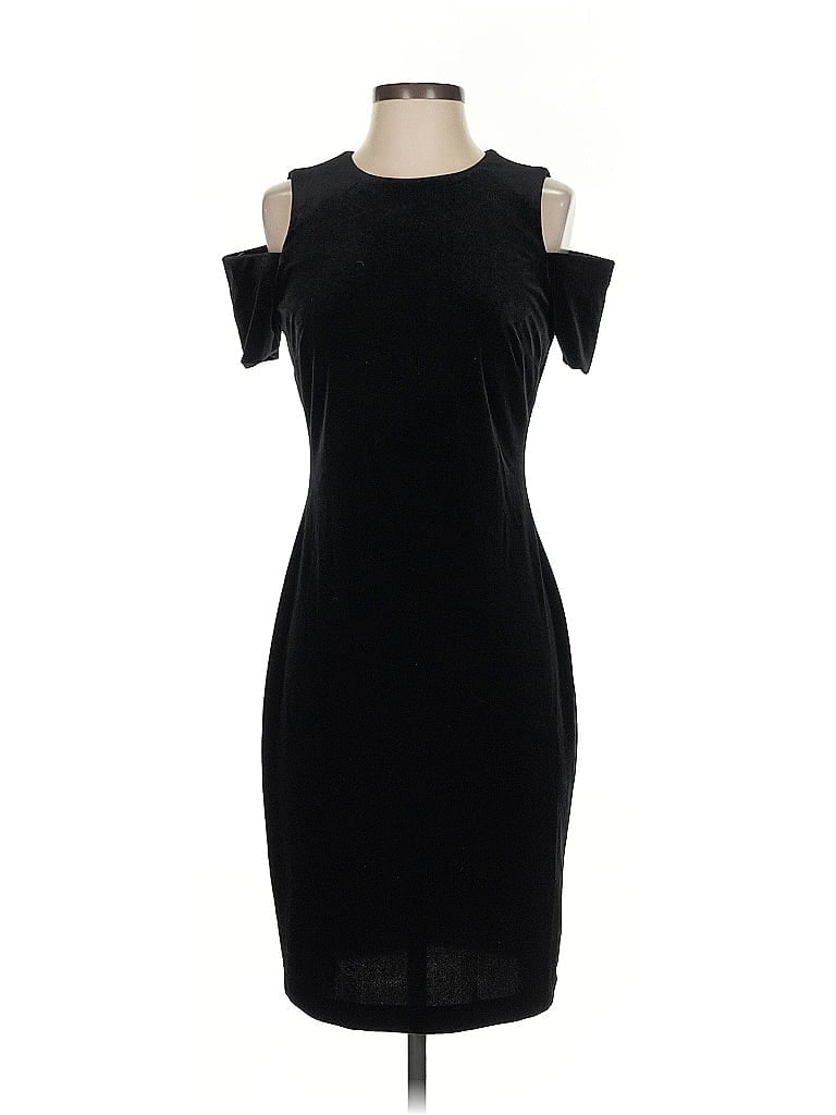 Pre-owned Calvin Klein Cocktail Dress In Black