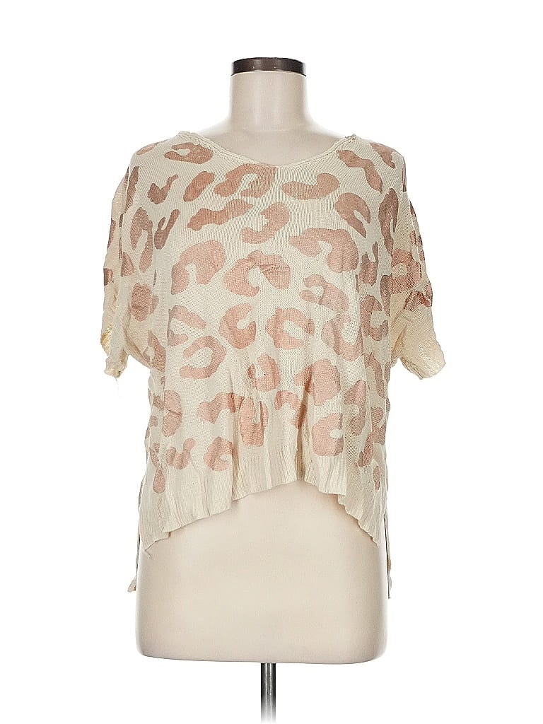 Pre-owned Assorted Brands Pullover Sweater In White