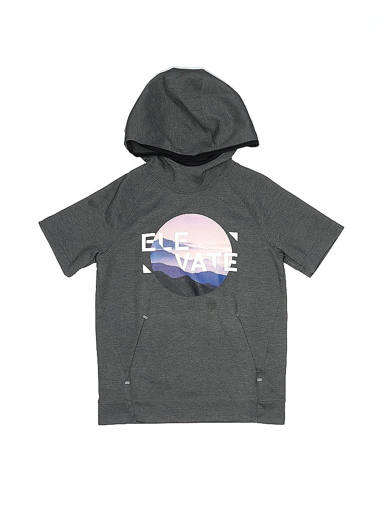 Active by Old Navy Gray Pullover Hoodie Size 8 (big kids) - photo 1